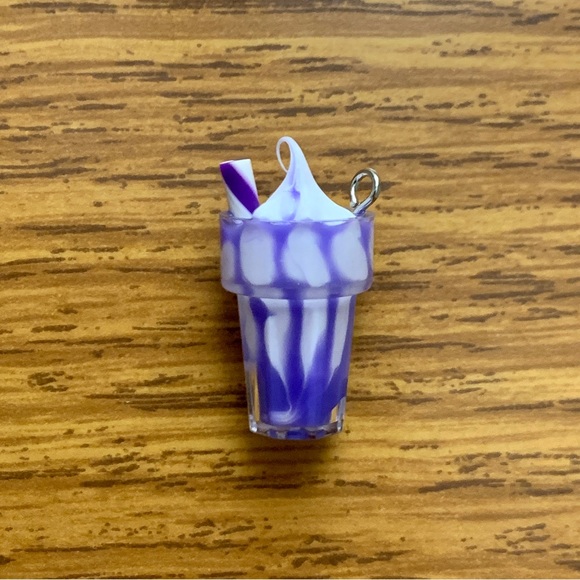 Jewelry - Purple Milkshake Charm Pendant